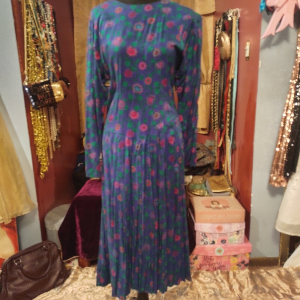 Ulterior Motives Vintage Floral Dress M